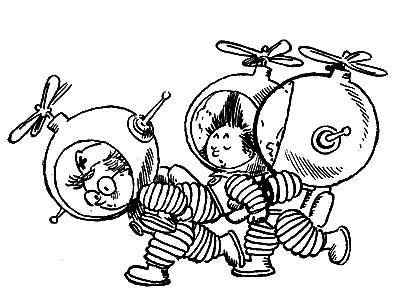 Незнайка на Луне в скафандре