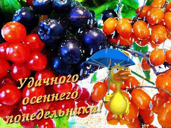 Легкого осеннего понедельника доброго