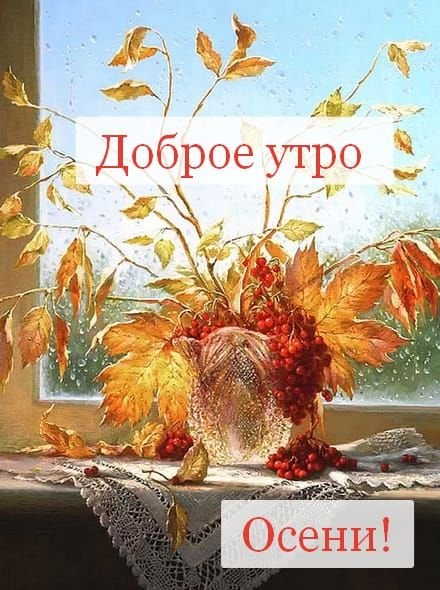 Доброе осеннее утро прикольные