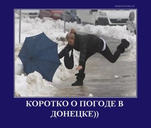 Коротко о погоде