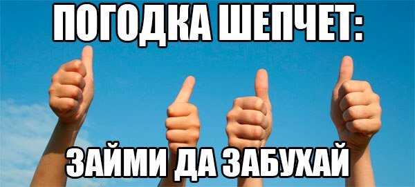 Погода шепчет займи и выпей картинки