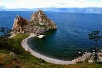 Озеро Байкал вид сверху