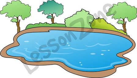 Пруд схематичное изображение