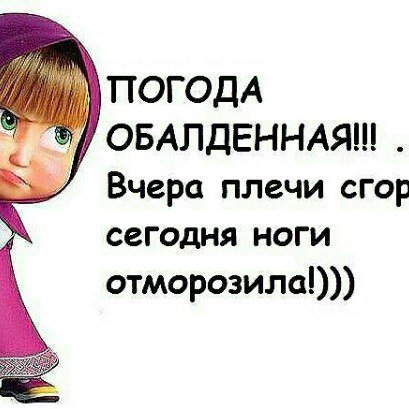 Смешные цитаты про погоду