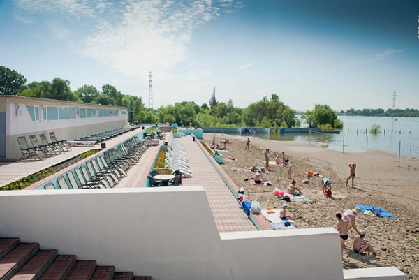 Заельцовский пляж Локомотив