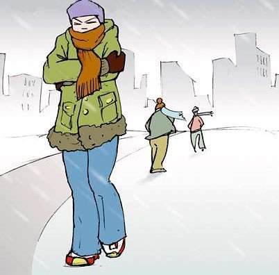 Нарисовать холод