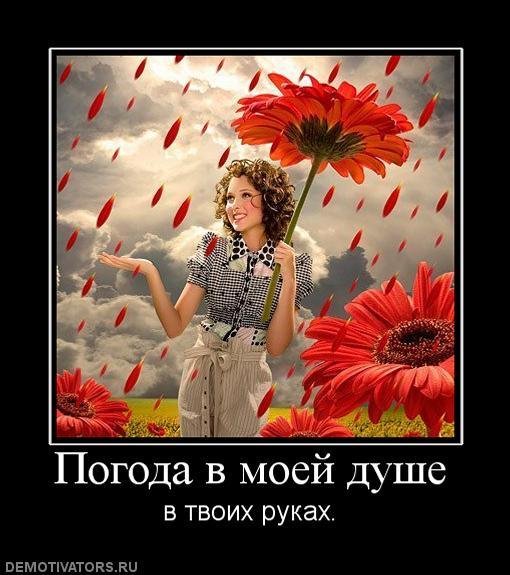 Хорошей погоды в душе