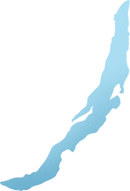 Силуэт озера Байкал