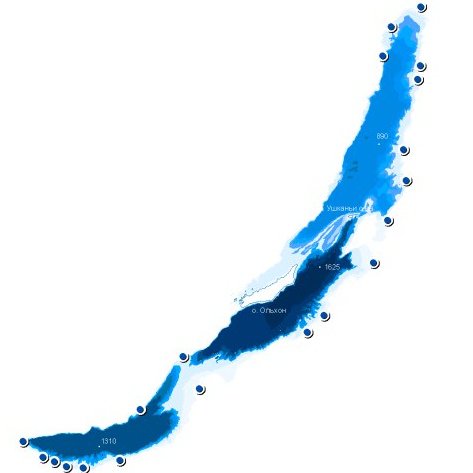 Байкал очертания