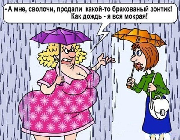 Анекдот про дождь
