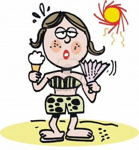 Лето жарко рисунок