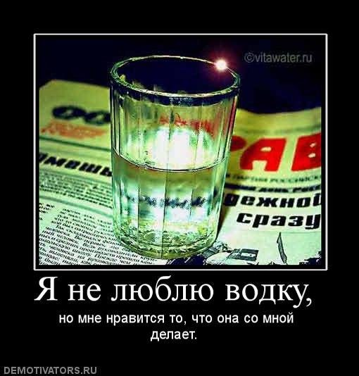 Я люблю водку