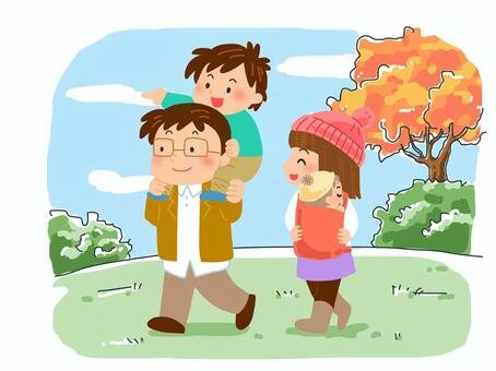 Дети на прогулке