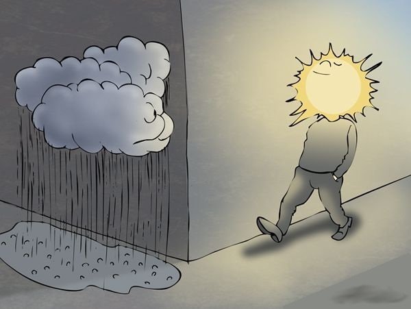 Ветер карикатура