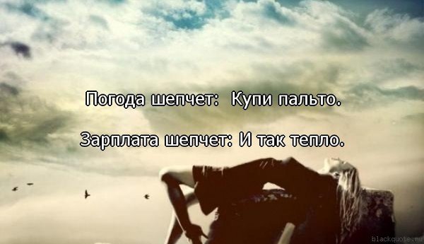 Погода так и шепчет Эмигрируй