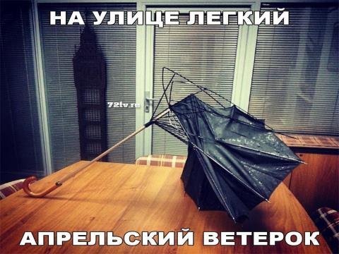 Легкий апрельский ветерок