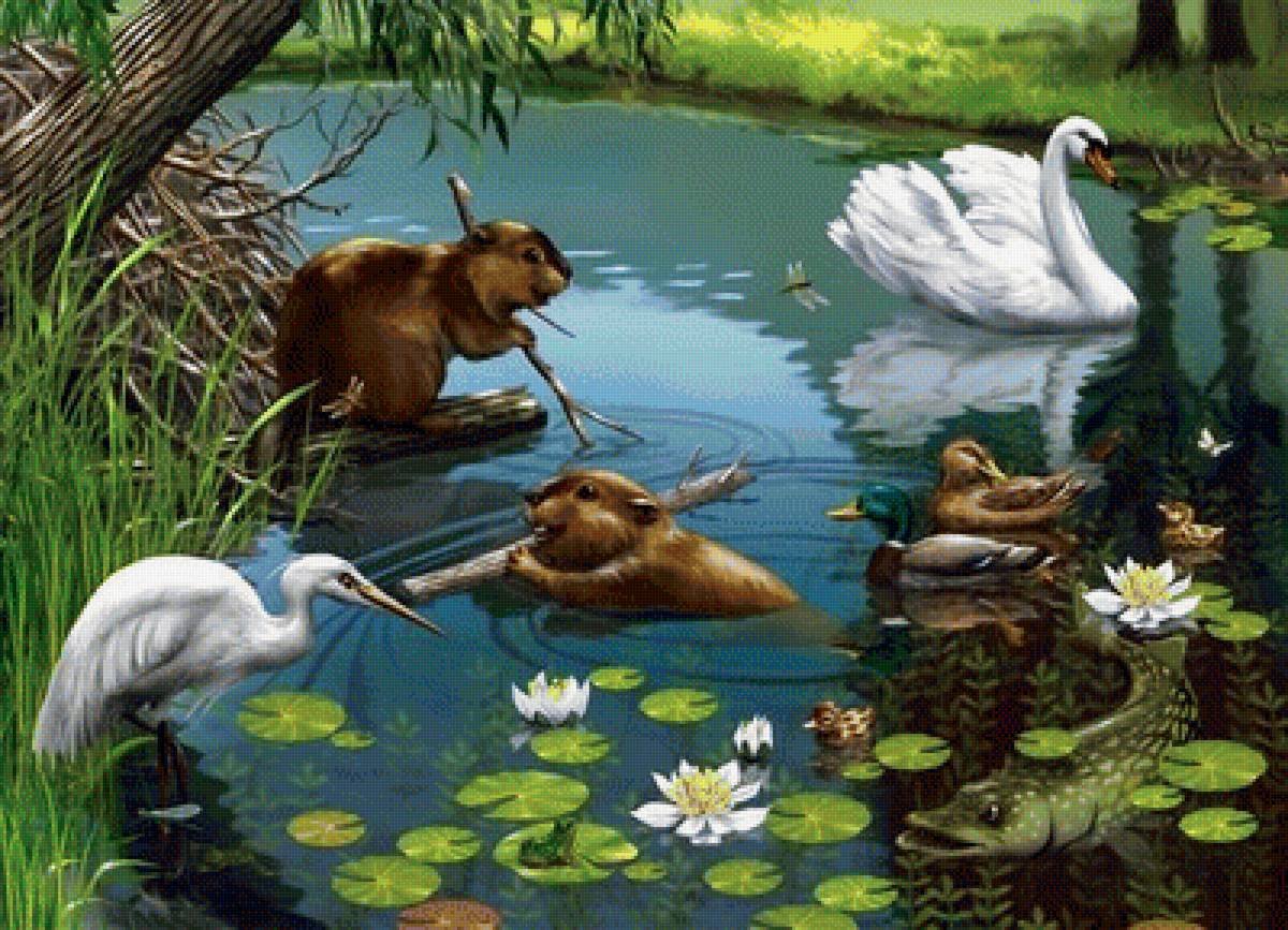 Картина животный мир. Животные на водопое. Картины с животными. Животный мир живопись. Рисунки природы с животными.