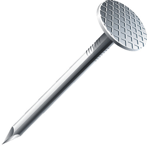 Гвоздь на прозрачном фоне