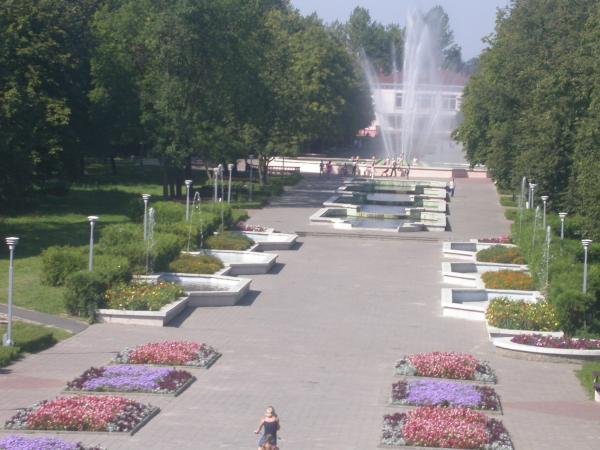 Бобруйск аллея фонтанов,