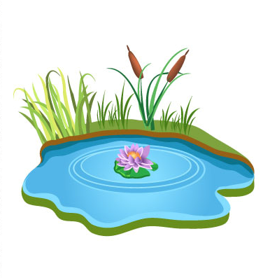 Водоем вектор