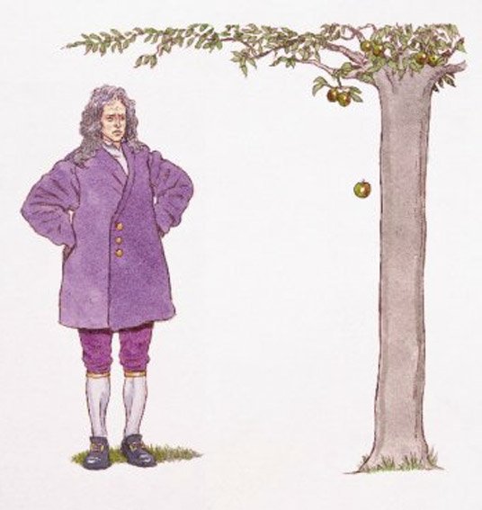 Исаак Ньютон ребенок