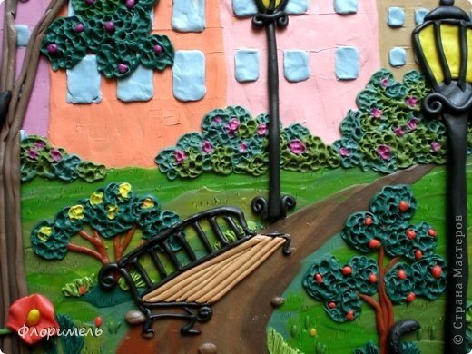 Парк из пластилина