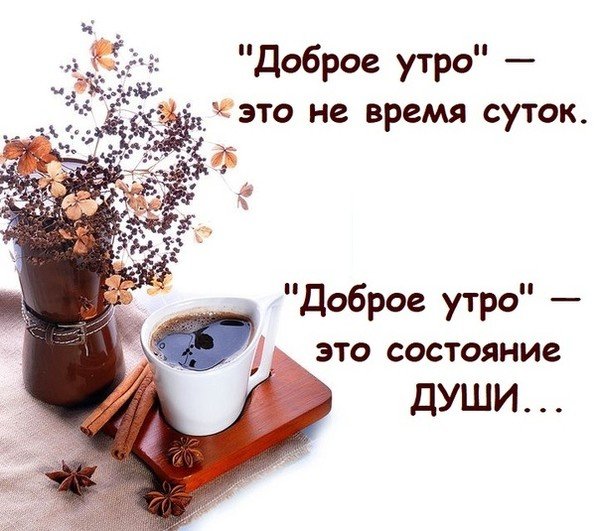 Каждое утро это начало новой жизни