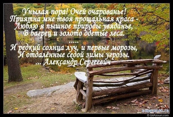 Золотая осень афоризмы