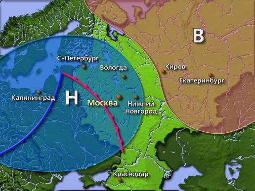 Прогноз погоды карта