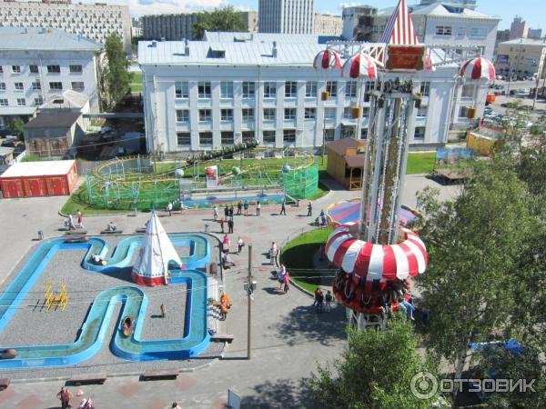 Парк аттракционов потешный двор в Архангельске