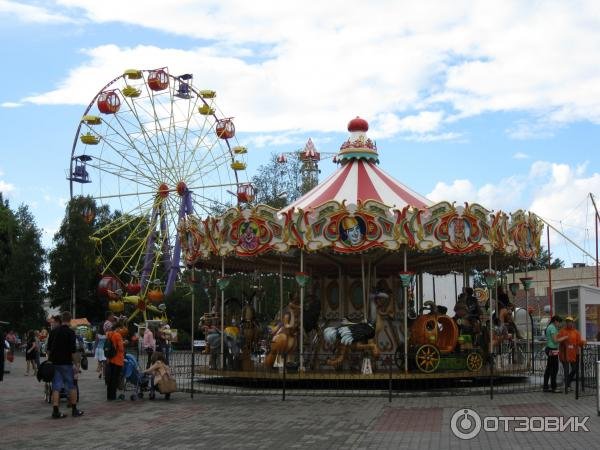 Аттракционы в Архангельске потешный двор