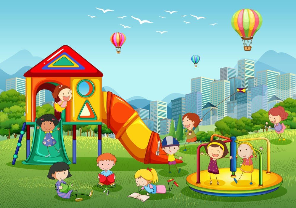 Картинки детский парк или детская площадка (59 фото) » Картинки и статусы  про окружающий мир вокруг