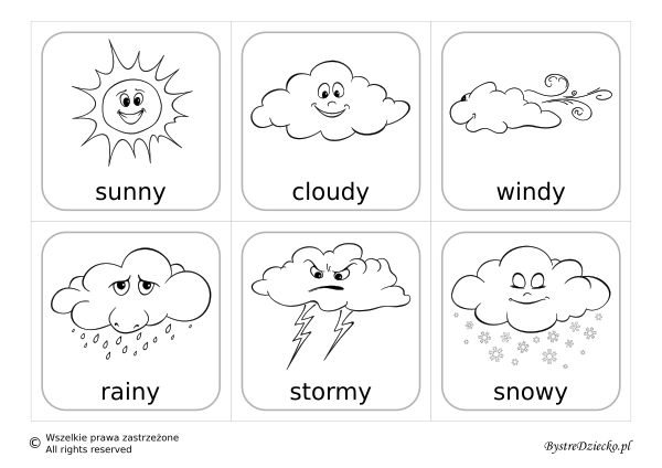Weather colouring. Weather для детей на английском. Погода для малышей на английском. Weather карточки для распечатывания. Карточки weather для детей.