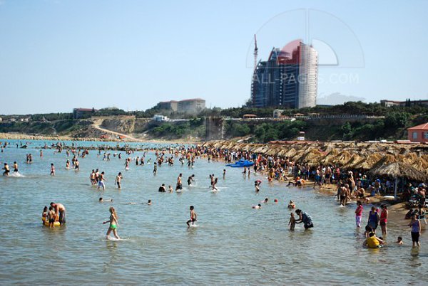 Каспийское море Баку пляж