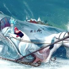 Снежная Королева Кай и сани