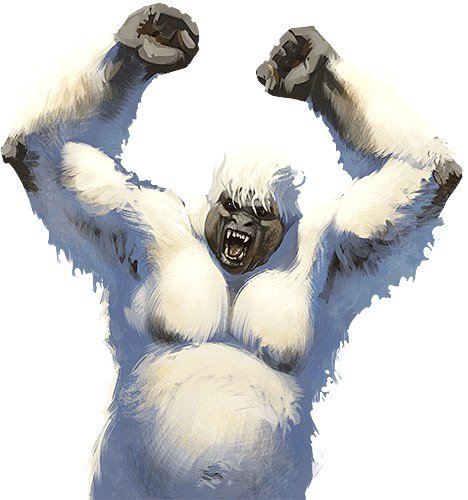 Стикеры снежный человек