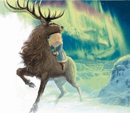 Снежная Королева Герда и олень