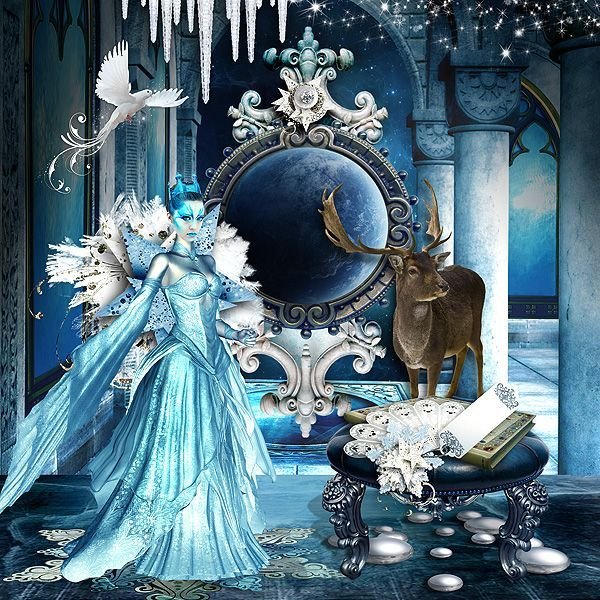 Снежная Королева на троне