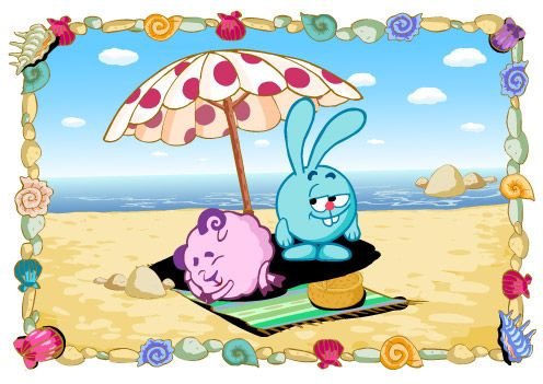 Смешарики летом