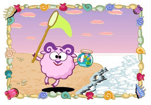 Смешарики Бараш отдыхает