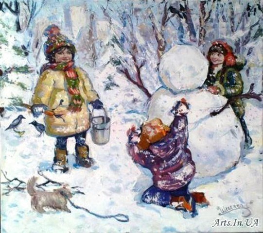 Снеговик на Руси