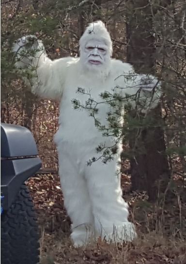 Новогодний костюм снежного человека