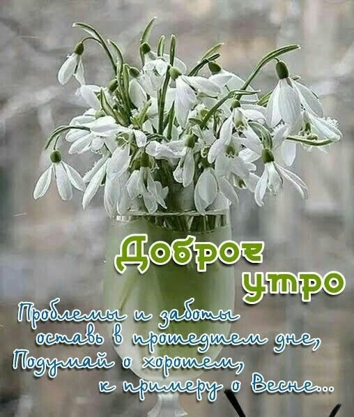 Пожелания с добрым мартовским утром