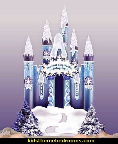 Замок снежной королевы макет