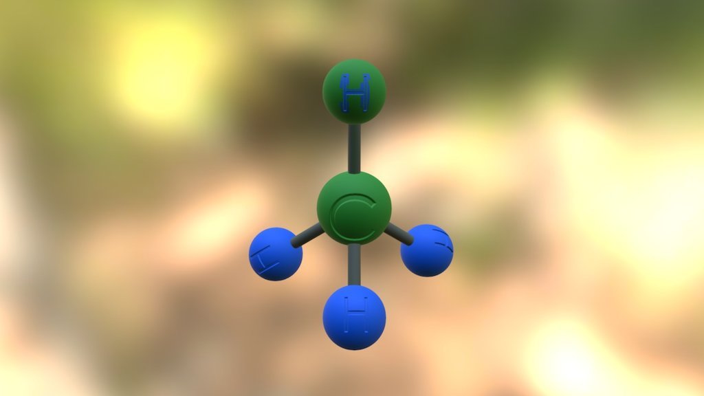 Молекула видна