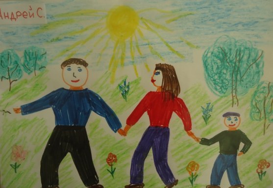 Рисунки по проекту моя семья