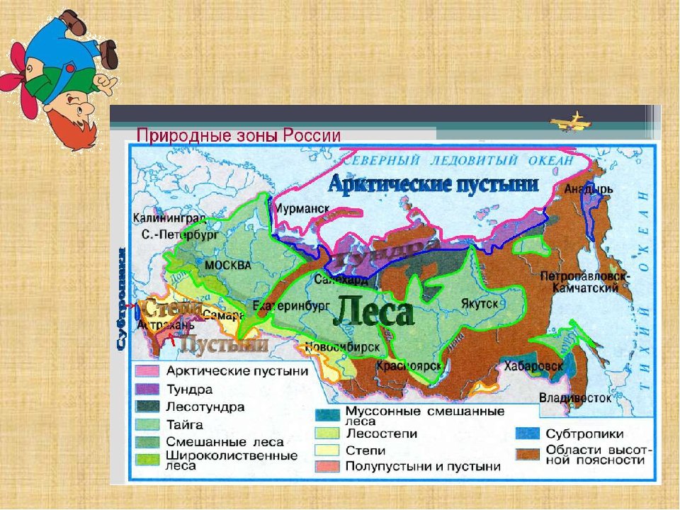 Сделай карту природных зон. Карта природных зон России 4 класс окруж мир. Карта России по природным зонам 4 класс. Карта природных зон 4 кл ВПР.