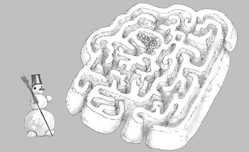 Ледяные лабиринты для детей