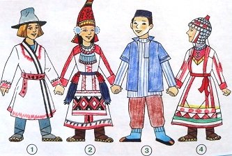 Традиционный костюм Поволжья Марийский