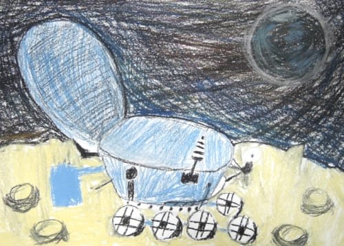 Выдуманная модель лунохода